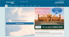Desktop Screenshot of mushtaqtravel.co.uk